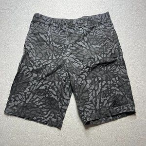 Air Jordan Shorts 33 Gray Bermuda Pattern 100% Cotton Casual 10 Inseam (Tag 34)